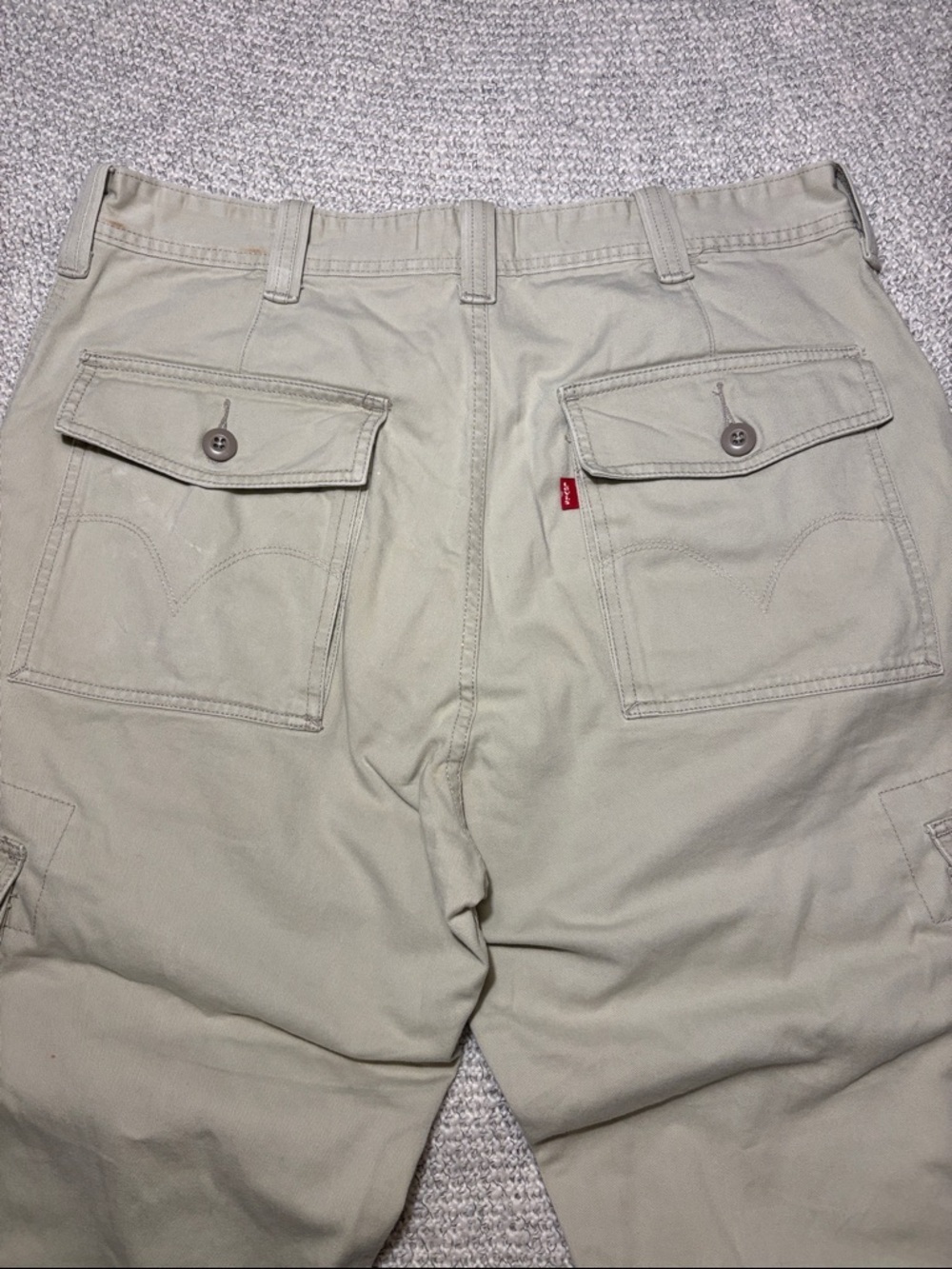 Vintage Levi's Cargo Pants Khaki
Mens Loose Straight Utility Baggy Y2K - Picture 7 of 12
